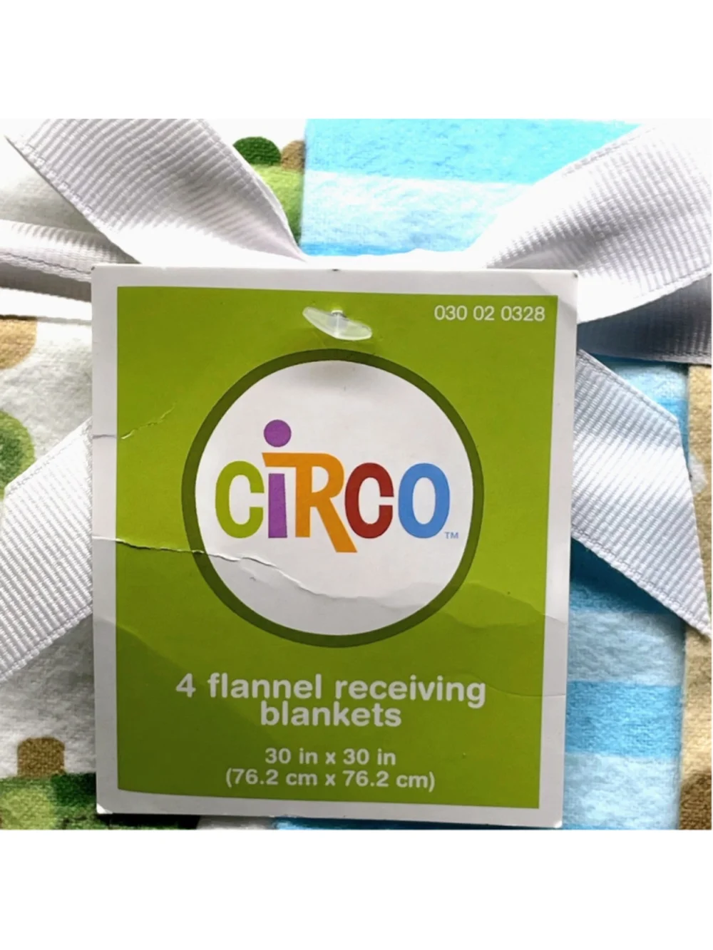 Circo Natural Chomps Flannel Baby Receiving Blankets Retired Pack of 4 NEW